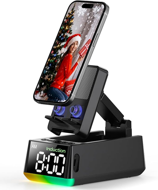 White Elephant Gifts for Adults Useful:Birthday Gift for Men Women Christmas Ideas Induction Speaker Bluetooth HD Sound,Kitchen Gadgets Anniversary Dad Mom Husband Wife Teen Stocking Stuffers(Black)