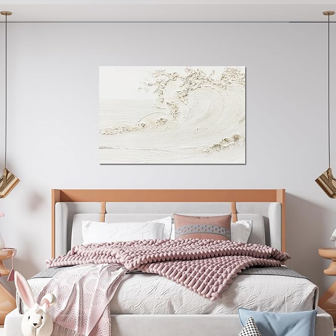 Canvas Wall Art Decor Large Wall Art for Living Room Large Artwork for Walls Black Abstract Wall Art Decor Canvas Art Wall Decor Modern Textured Wall Art Paintings 32" X 48" Bedroom Office Wall Decor