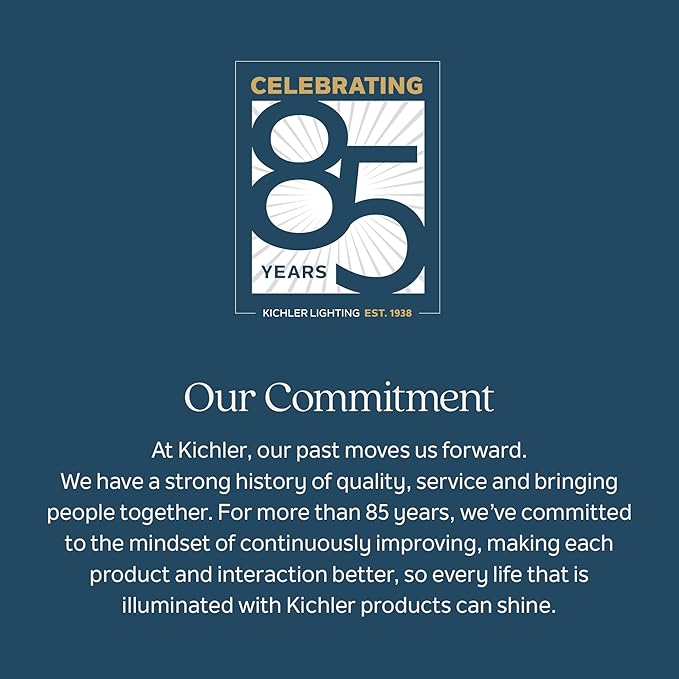 Kichler, Brinley 24" 3 Light Vanity Light with Clear Glass in Champagne Bronze for Bathroom and Powder Room, (24" W x 10.25" H), 45689CPZ