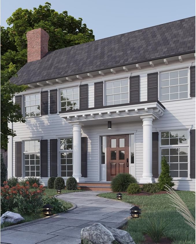 Progress Lighting 6-Inch Cylinder Outdoor Ceiling Light, 1-Light Modern Flush Mount Ceiling Light Fixture, Interior and Exterior Lighting for Home or Porch, Aluminum Construction, Black (P5741-31)