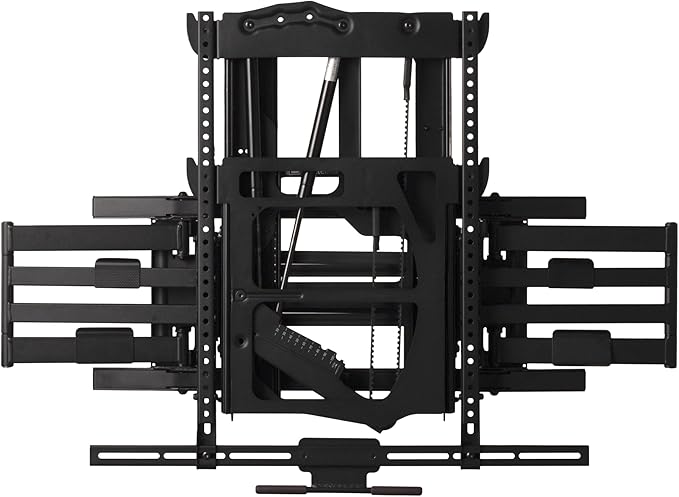 MantelMount MAX1 Full Motion TV Mount, Perfect Above Fireplace with 29" Vertical Drop, 40° Swivel L/R, Stop Anywhere Tension Design, 3" Flush to Wall Slim Profile, for TVs 50"-86" Up to 90 lbs.