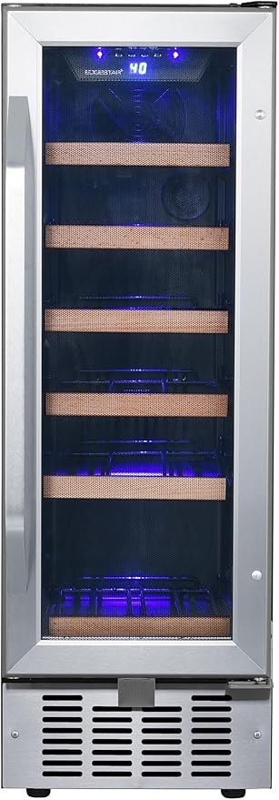 EdgeStar CWR182SZ 12 Inch Wide 18 Bottle Built-In Wine Cooler