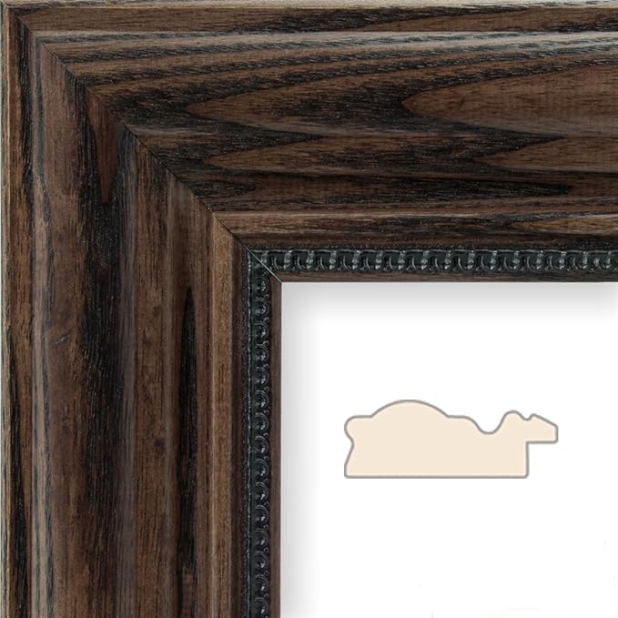 Push Pin Travel Maps Customizable Wall Art - Executive World - Solid Wood Brown - Framed Pin Map, Includes 150 Pins - Handcrafted in USA - 27.5" x 39.5"