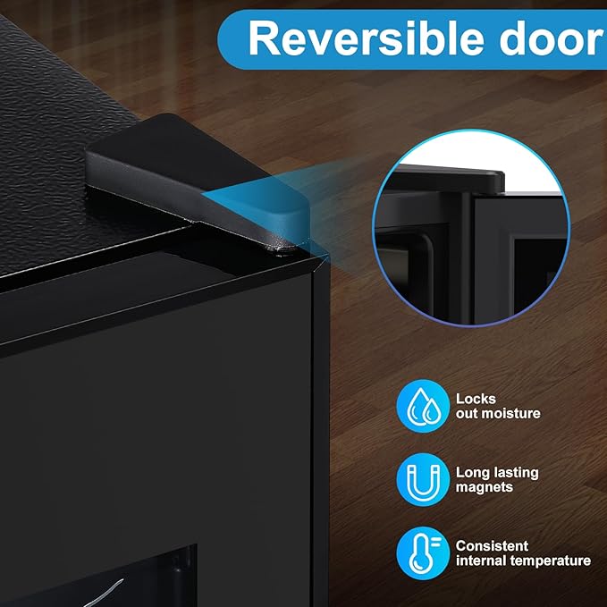 Wine Cooler with 41-68℉ Digital Temperature Control Stainless Steel 3.5 Cu.Ft 18 Bottle LED Light undercounter Glass Door Compressor Small Compact for Red, White and Champagne Beer