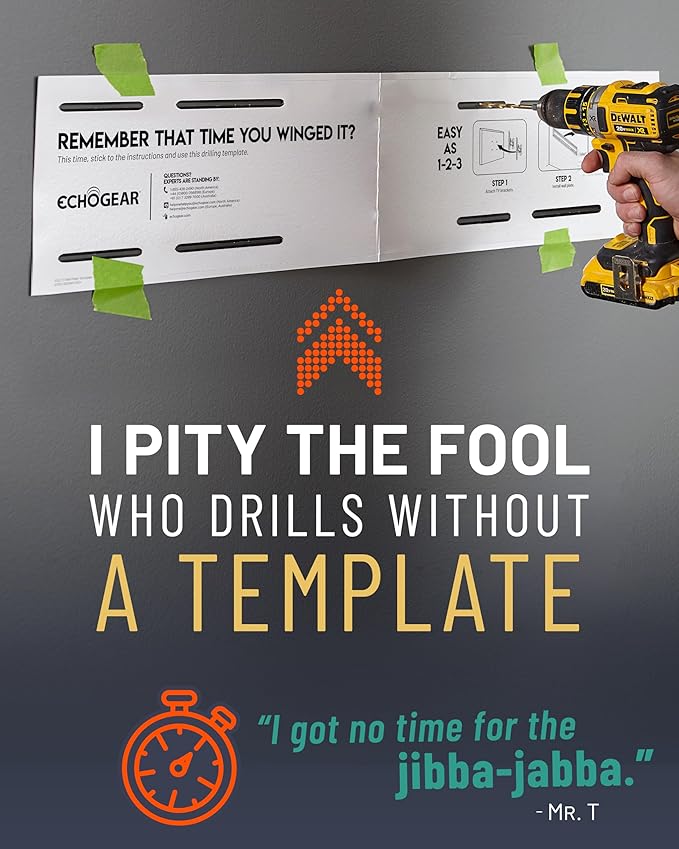 ECHOGEAR Extendable Tilting TV Wall Mount for 32 to 90" Screens up to 110lbs - Reduce Glare w/ 5.2" Extension for 12 deg Tilt - Universal TV Mount w/ 3-Step Install & Included Hardware – UL Listed