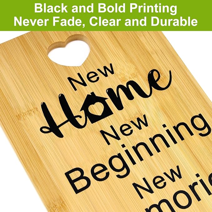 Unique Housewarming Gifts for New Homeowners First New Home Gifts for Neighbor, Friends, Realtor Closing Gift for Home Buyers New House Owners Presents Party New Apartment Cutting Board Gift