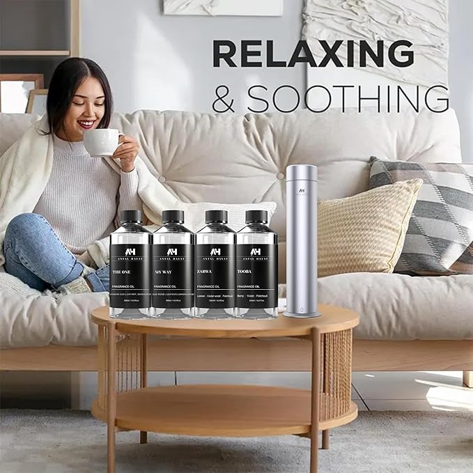 The One Hotel Scent Diffuser Oil - Aromatherapy Fragrance Inspired by 5-Star Hotels - Notes of Cardamom, Leather, Lemon with Cinnamon & Sandalwood - Inspired by Luxury Hotel The One Diffuser Scent