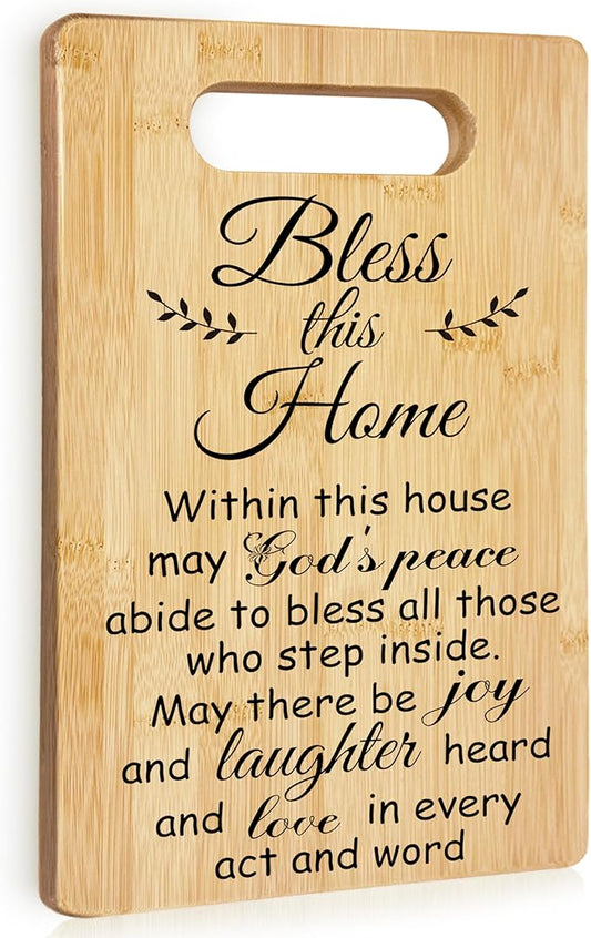 House Warming Gifts New Home Women, Bless this Home Cutting Board, Hostess Gifts for Women, New Home Gift Ideas for New Homeowner, New Home Decor for Kitchen