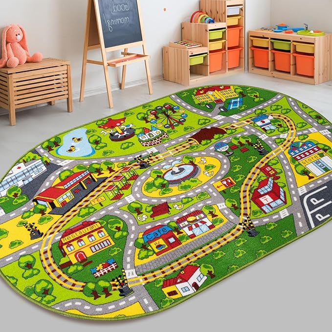 Booooom Jackson Road Rug for Kids