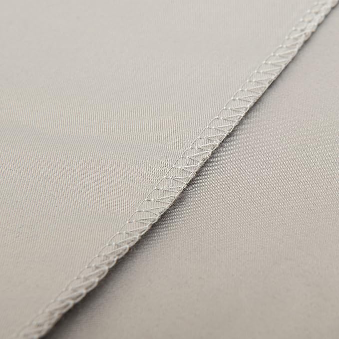 NTBAY Toddler Bedding Set - 4 Piece Soft and Breathable Crib Bedding Set for Boys and Girls, Includes Quilted Comforter, Fitted Sheet, Flat Top Sheet and Envelope Pillowcase, Smoke Grey