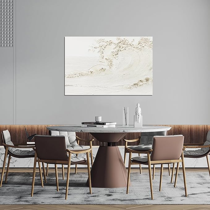 Canvas Wall Art Decor Large Wall Art for Living Room Large Artwork for Walls Black Abstract Wall Art Decor Canvas Art Wall Decor Modern Textured Wall Art Paintings 32" X 48" Bedroom Office Wall Decor