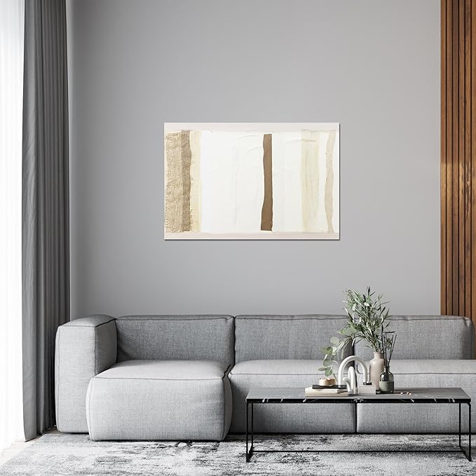 Canvas Wall Art Decor Brown And White Wall Art Decor Artwork for Walls Abstract Wall Art Prints Modern Large Wall Art for Living Room Canvas Art Wall Decor 24" X 36" Bedroom Office Decor