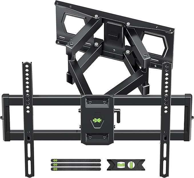Full Motion TV Wall Mount for Most 37"-84" Flat Screen TV, Swivel or Tilt Wall Bracket with Dual Articulating Arms, for 12"-16" Wood Studs, Max VESA 600x400mm, Load 120 lbs by USX MOUNT