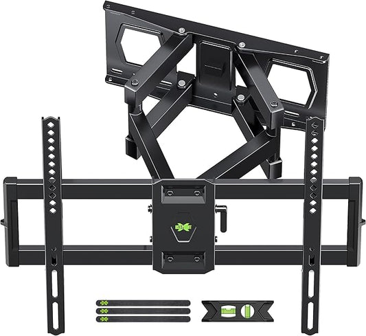 Full Motion TV Wall Mount for Most 37"-84" Flat Screen TV, Swivel or Tilt Wall Bracket with Dual Articulating Arms, for 12"-16" Wood Studs, Max VESA 600x400mm, Load 120 lbs by USX MOUNT