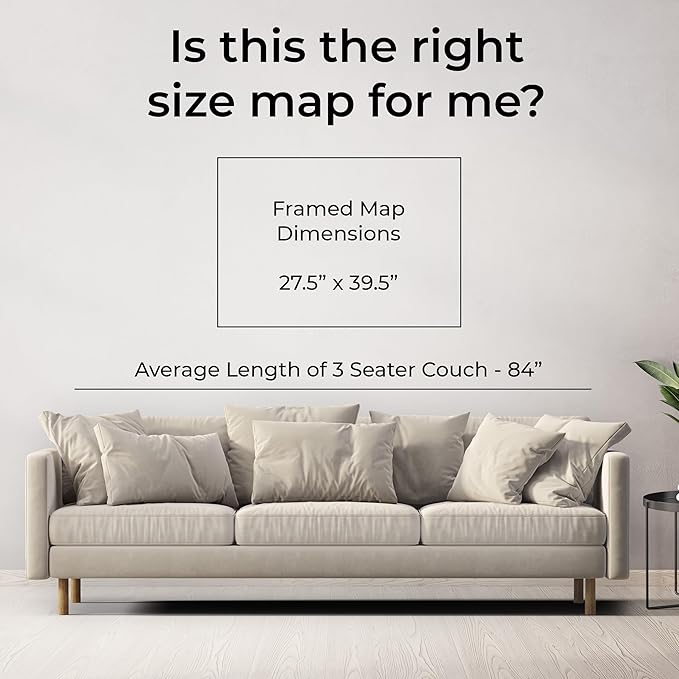 Push Pin Travel Maps Customizable Wall Art - Executive World - Solid Wood Brown - Framed Pin Map, Includes 150 Pins - Handcrafted in USA - 27.5" x 39.5"