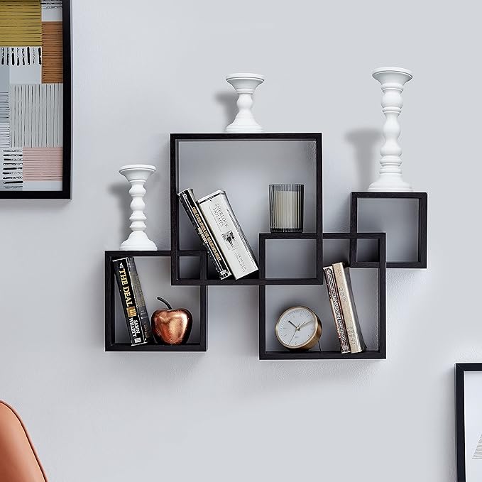 Mela Artisans Wooden Pillar Candle Holders | Willow Design | Set of 3 Mango Wood Candlesticks | Matte White | Sizes 6" & 9" & 12" | Table Decor | Centerpiece | Mantel | Wedding | Living Room Decor