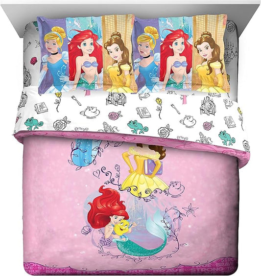Disney Princess 'Friendship Adventures' 7 Piece Full Bed In A Bag
