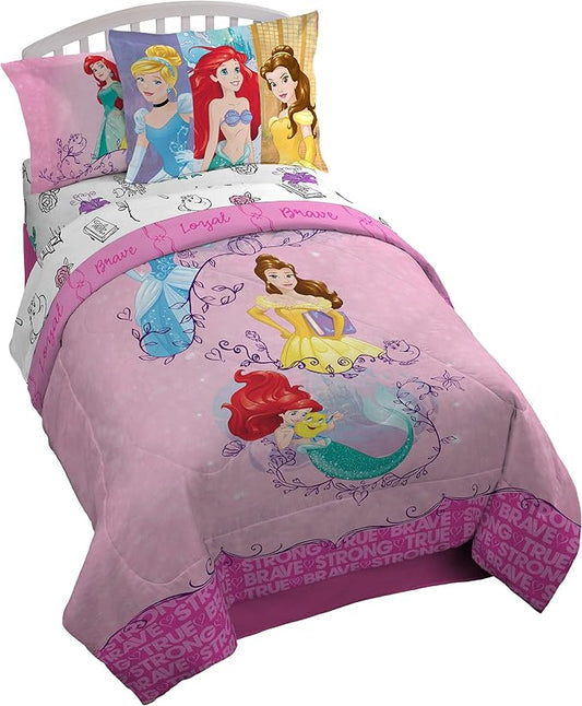 Disney Princess Friendship Adventures 5 Piece Twin Bed In A Bag