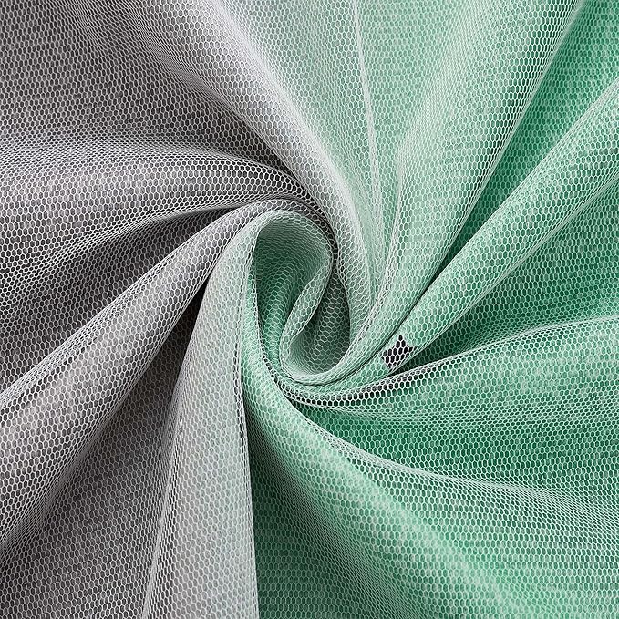 XiDi Yellow & Rainbow Curtains for Kids & Girls Room - Blackout, Grey & Green 34x63 Inch Long