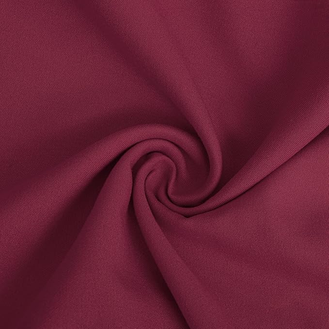 NTBAY Toddler Bedding Set - 4 Piece Soft and Breathable Crib Bedding Set for Boys and Girls, Includes Quilted Comforter, Fitted Sheet, Flat Top Sheet and Envelope Pillowcase, Wine Red