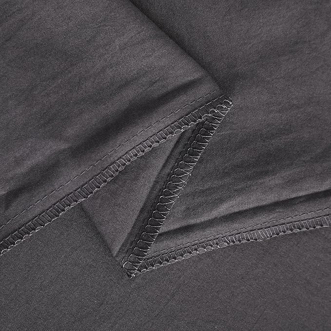 NTBAY Toddler Bedding Set - 4 Piece Soft and Breathable Crib Bedding Set for Boys and Girls, Includes Quilted Comforter, Fitted Sheet, Flat Top Sheet and Envelope Pillowcase, Dark Grey