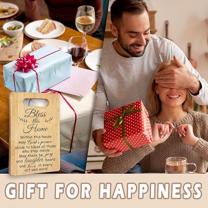House Warming Gifts New Home Women, Bless this Home Cutting Board, Hostess Gifts for Women, New Home Gift Ideas for New Homeowner, New Home Decor for Kitchen