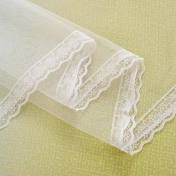 XiDi Yellow & Rainbow Curtains for Kids & Girls Room - Blackout, Grey & Green 34x84 Inch Long